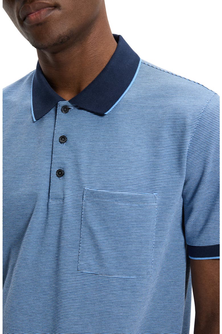 Bird's Eye Polo, Alternate, color, CRISP BLUE MULTI - 2RP