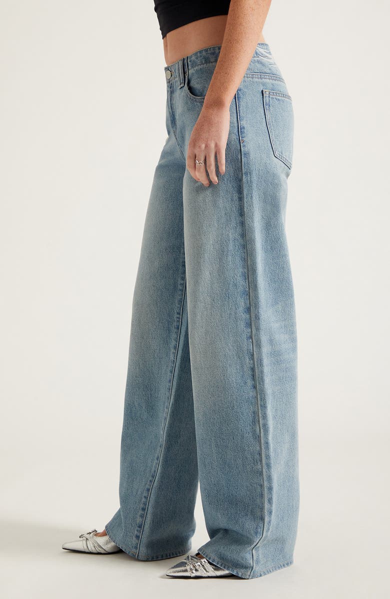 PacSun Casey Low Rise Baggy Pants, Alternate, color, Medium Indigo