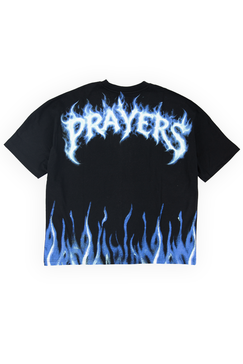 Travis Tee, Alternate, color, Black/ PRAY FOR ME