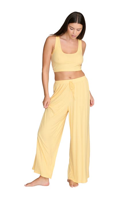 The Drawstring Pant (Modal Silk Rib)