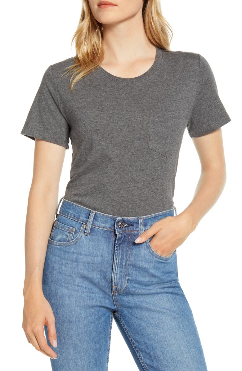Everlane The Cotton Box-Cut Pocket Tee, Alternate, color,