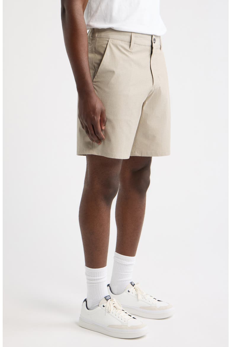 Aim Performance Shorts, Alternate, color, KHAKI HOUNDSTOOTH LIGHT