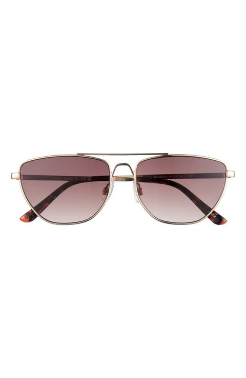 58mm Gradient Navigator Sunglasses