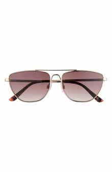 58mm Gradient Navigator Sunglasses