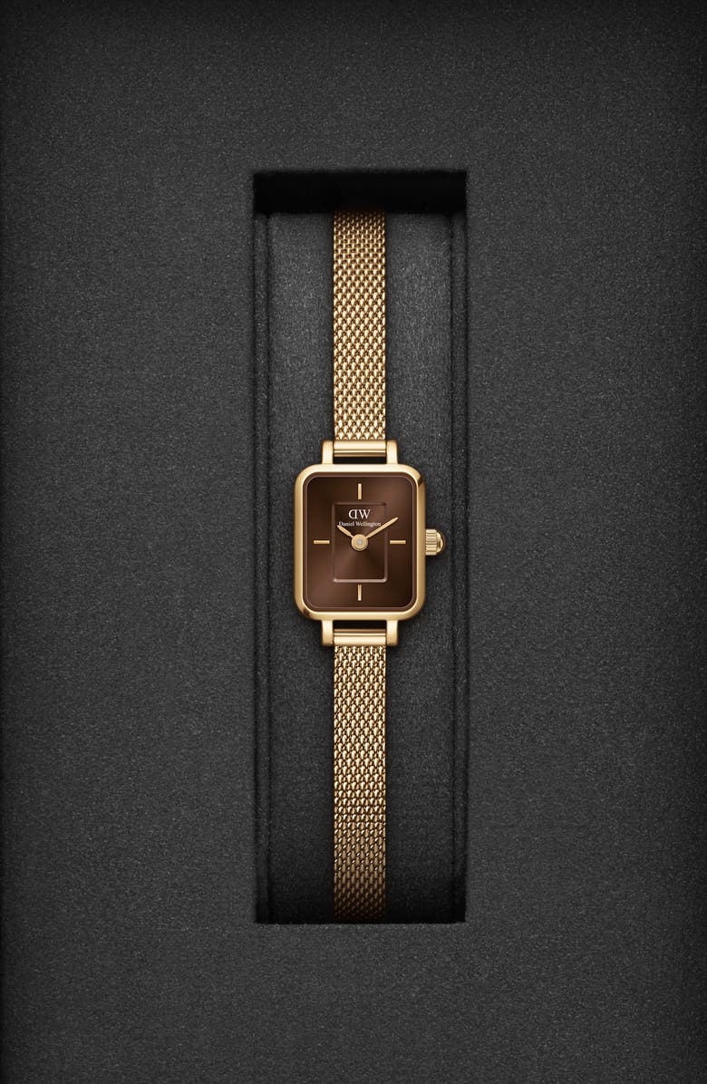 Daniel Wellington Quadro Mini Bracelet Watch, 15mm x 18mm, Alternate, color, 