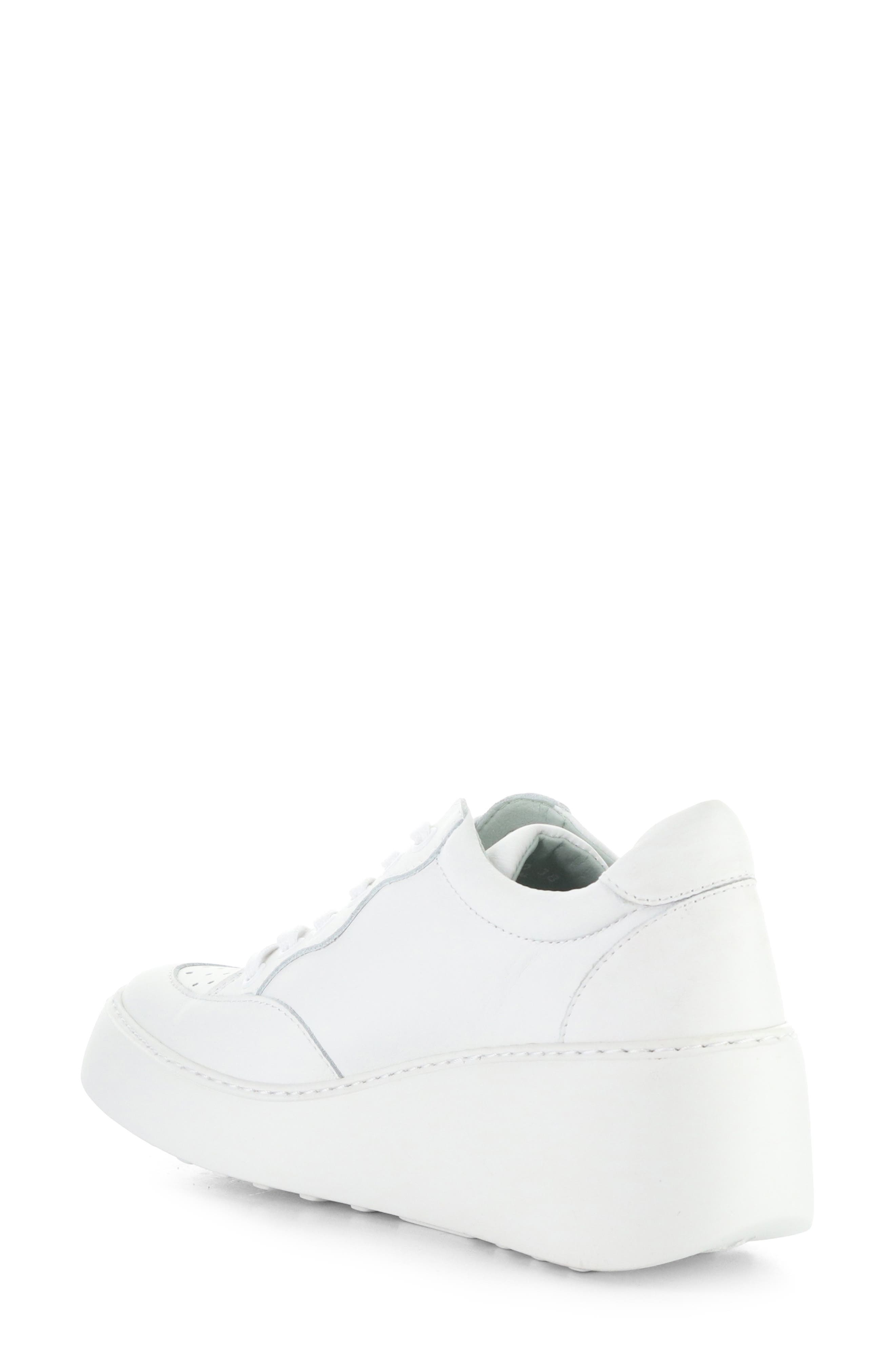 Derk Platform Wedge Sneaker, Alternate, color, 000 WHITE VELVET