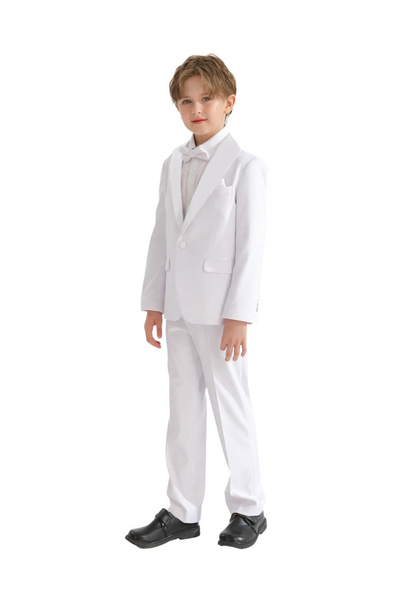 MOUSTACHE Shawl Lapel Suit, Alternate, color, White