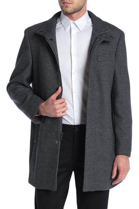 Genoa Wool Blend Twill Coat