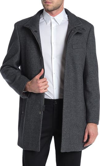 Hart Schaffner Marx Genoa Wool Blend Twill Coat | Nordstrom