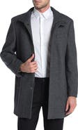 Hart Schaffner Marx Genoa Wool Blend Twill Coat