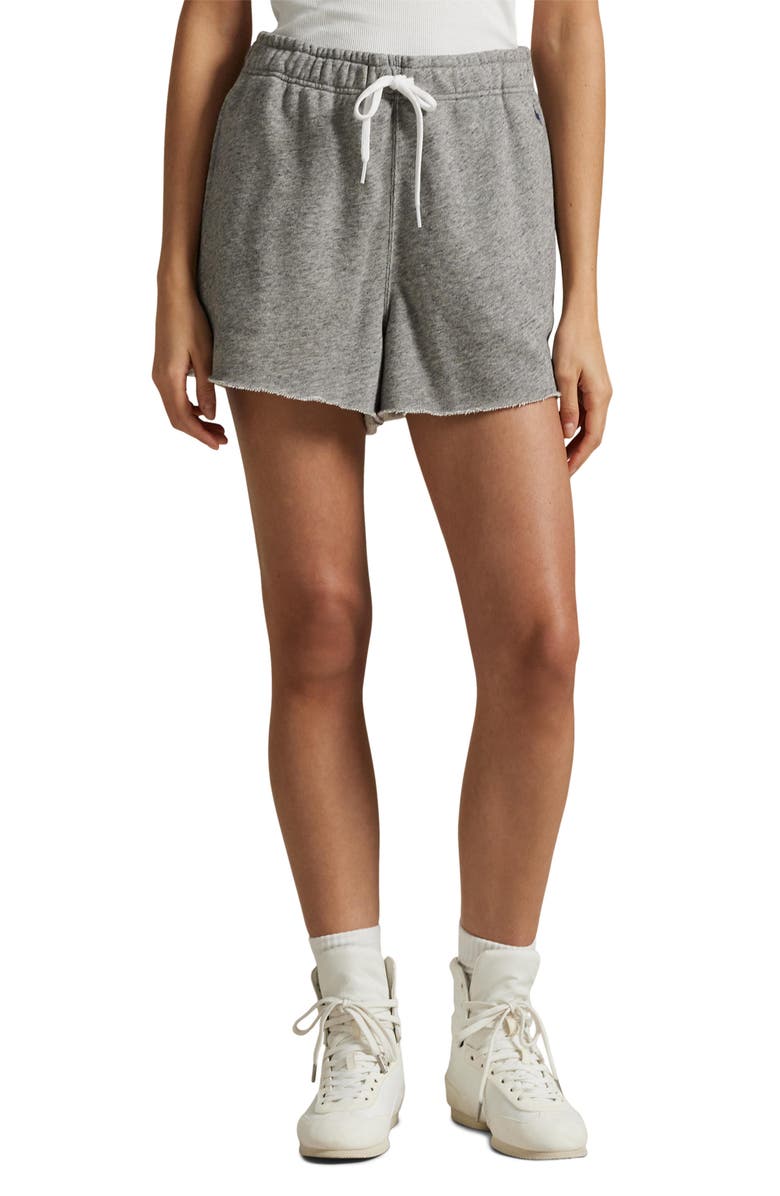 Polo Ralph Lauren Lightweight Fleece Drawstring Shorts, Main, color, 