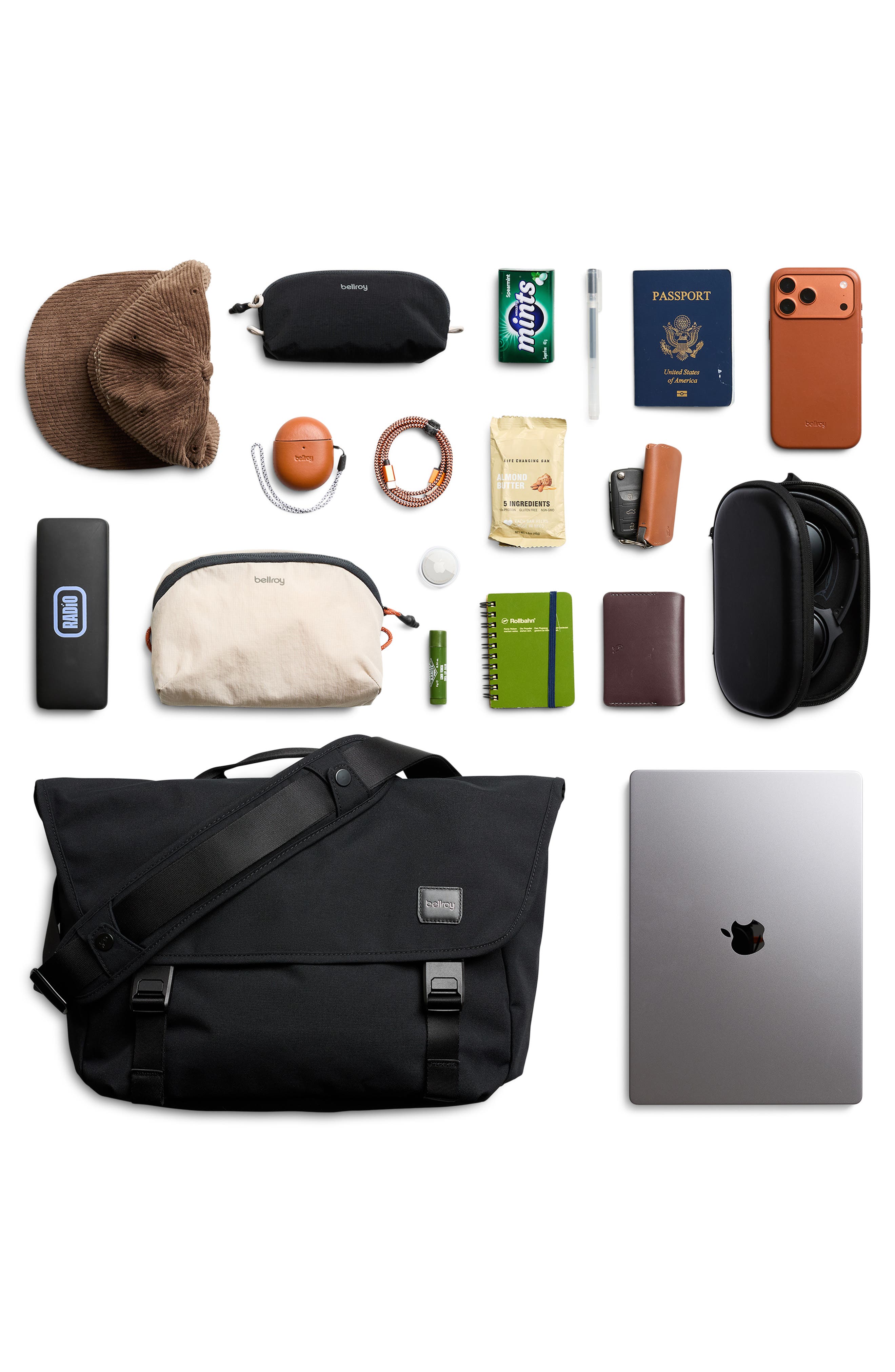 Classic Messenger Bag, Alternate, color, BLACK