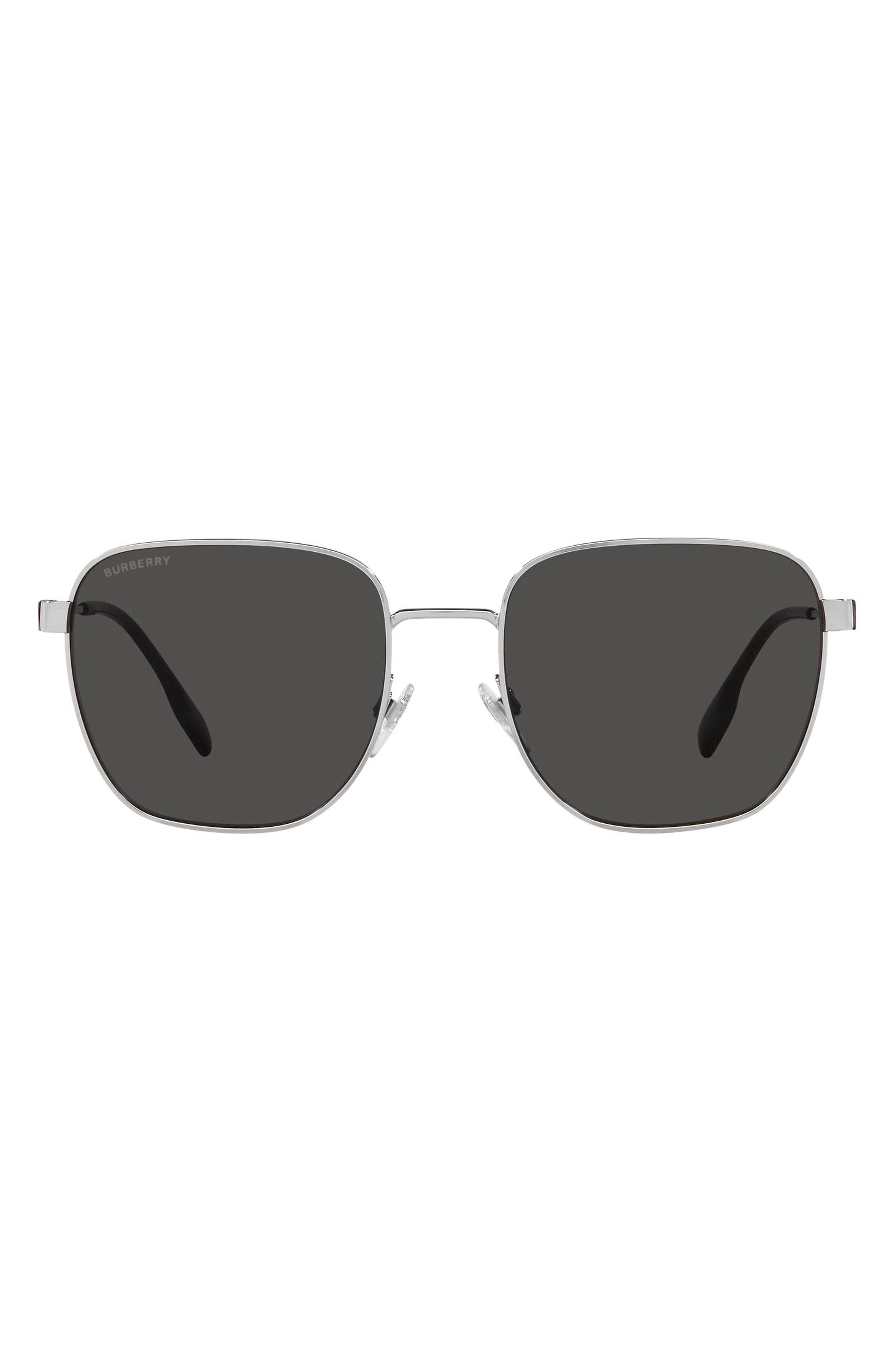 Burberry Drew 55mm Square Sunglasses