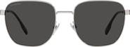 Burberry Drew 55mm Square Sunglasses