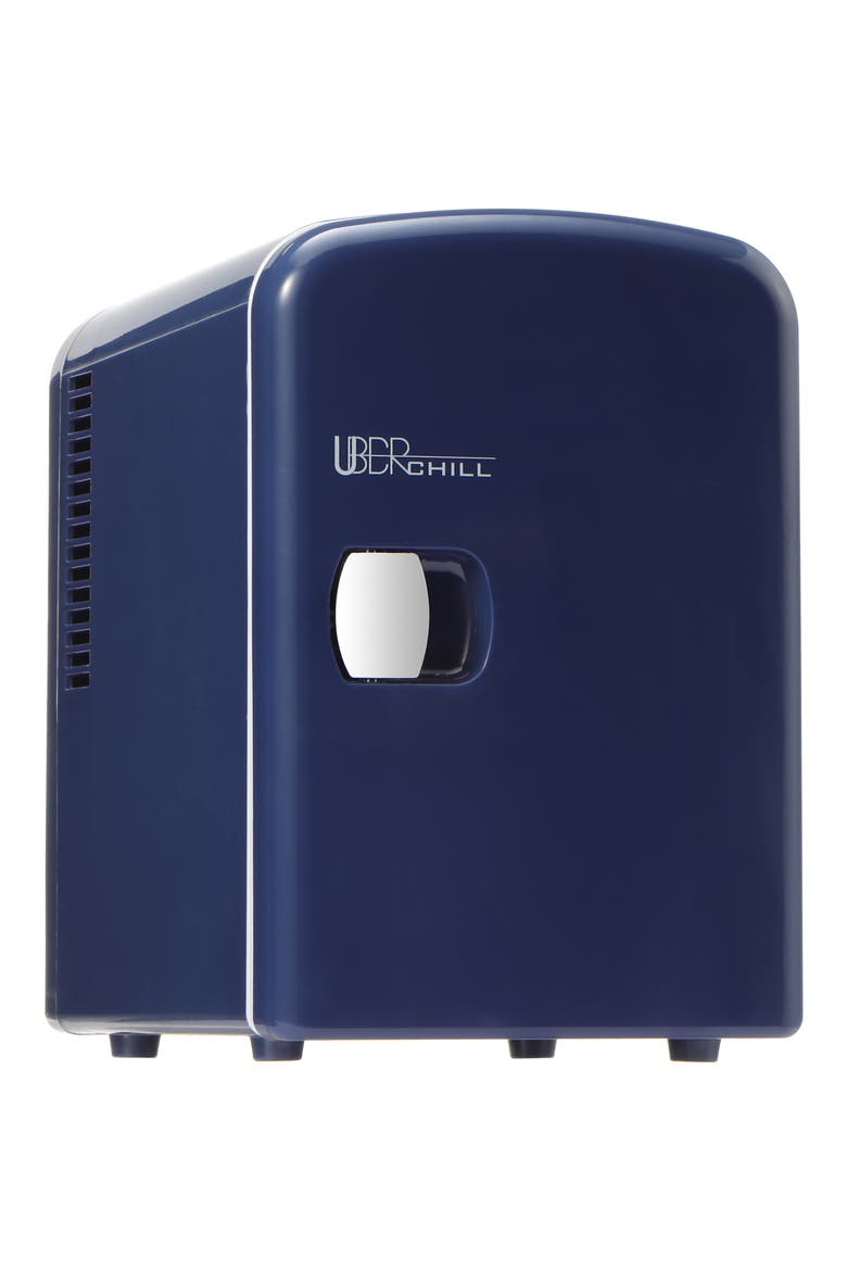 6-Can Mini Fridge - Blue, Main, color, BLUE
