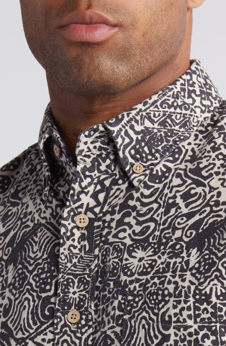 Faherty Breeze Short Sleeve Button-Down Shirt, Alternate, color, 