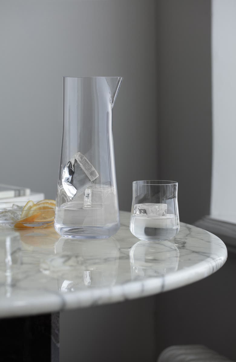 Orrefors Informal Carafe with Catch Bowl, Alternate, color, Clear