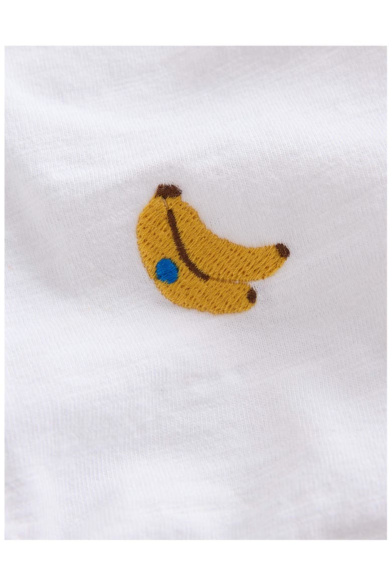 Embroidered Polo, Alternate, color, IVORY BANANAS