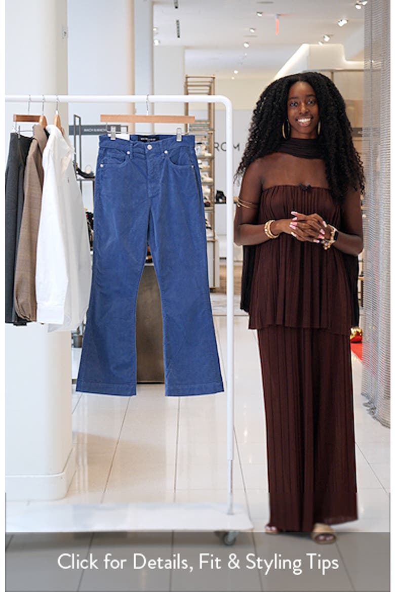 Carson Corduroy Flare Leg Ankle Pants video
