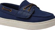 Lands' End Kids Canvas Easy On Boat Shoes