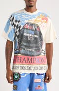 ICECREAM Pomegranate Cotton Graphic T-Shirt