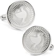 Cufflinks, Inc. Silver Dove Radial Cuff Links