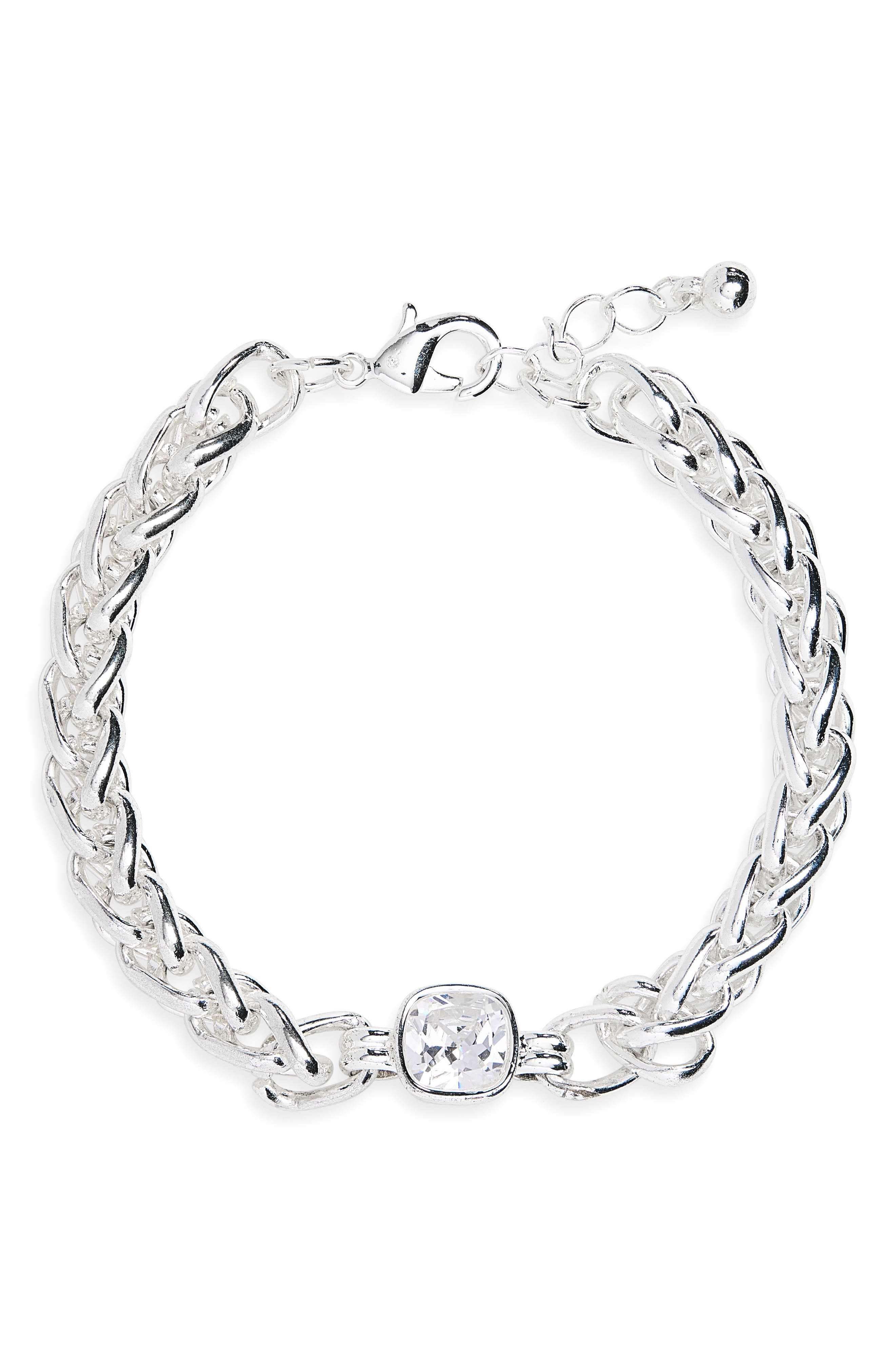 NORDSTROM RACK Cubic Zirconia Statement Bracelet