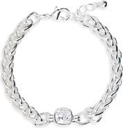 NORDSTROM RACK Cubic Zirconia Statement Bracelet