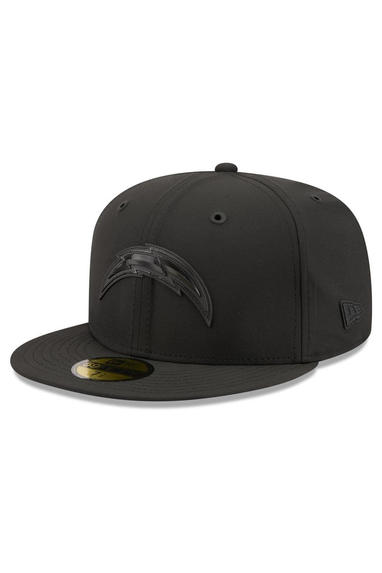 Men's New Era Black Los Angeles Chargers 2026 Sideline 59FIFTY Fitted Hat, Main, color, Black