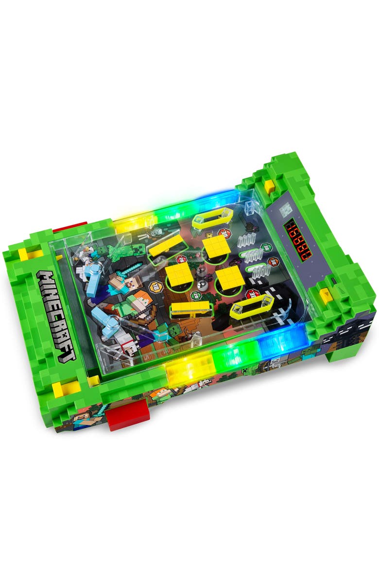 MINECRAFT Arcade Pinball - Overworld - Lights & Sounds Tabletop Game, Kids 6+, Alternate, color, Multicolored