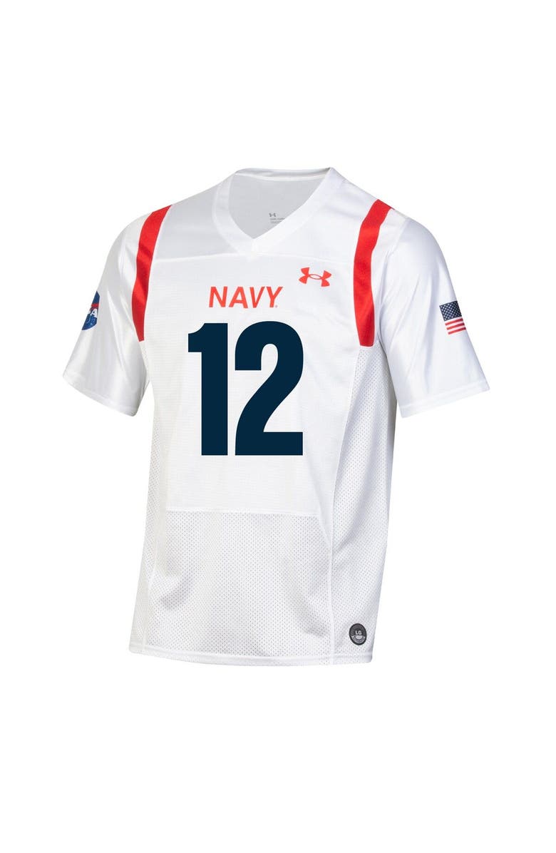 Under Armour Youth Under Armour White Navy Midshipmen 2022 Special Games Replica Jersey, Alternate, color, 