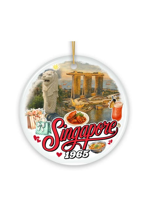 Singapore 1965 Merlion Marina Bay Ornament - Version 1