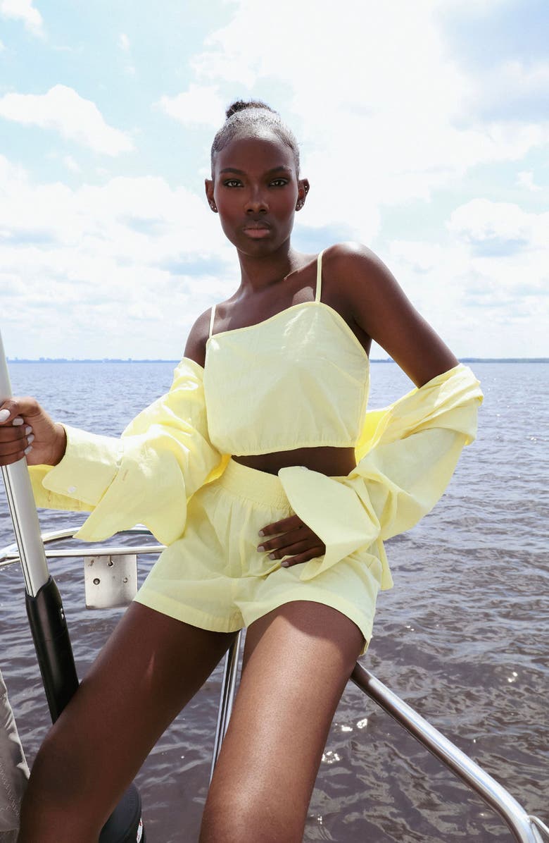 Viens Avec Moi The Everyday Mini Top, Alternate, color, Light Yellow