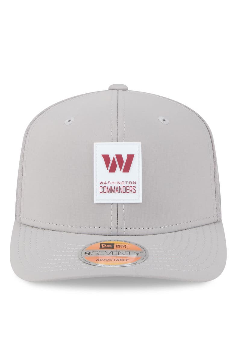 New Era Men's New Era Gray Washington Commanders 2025 Sideline  9SEVENTY Adjustable Trucker Hat, Alternate, color, 
