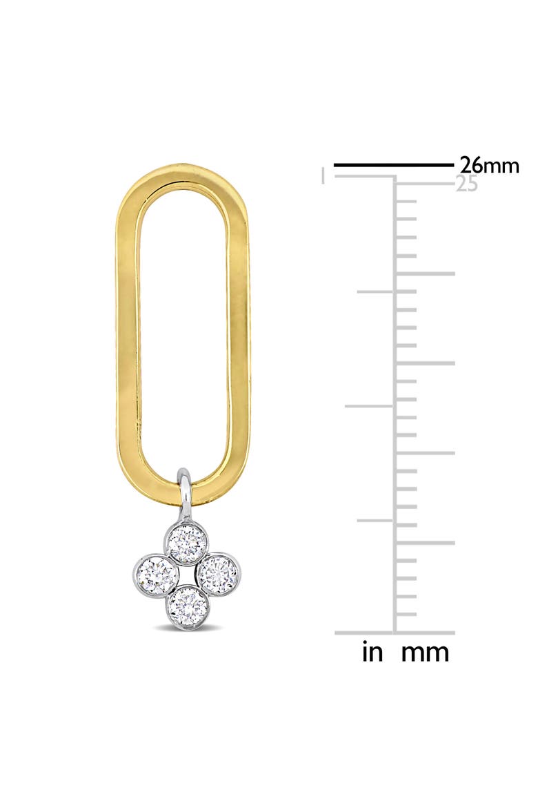 1/3 CTW Diamond Dangle Earrings 14k Gold, Alternate, color, 14k Gold