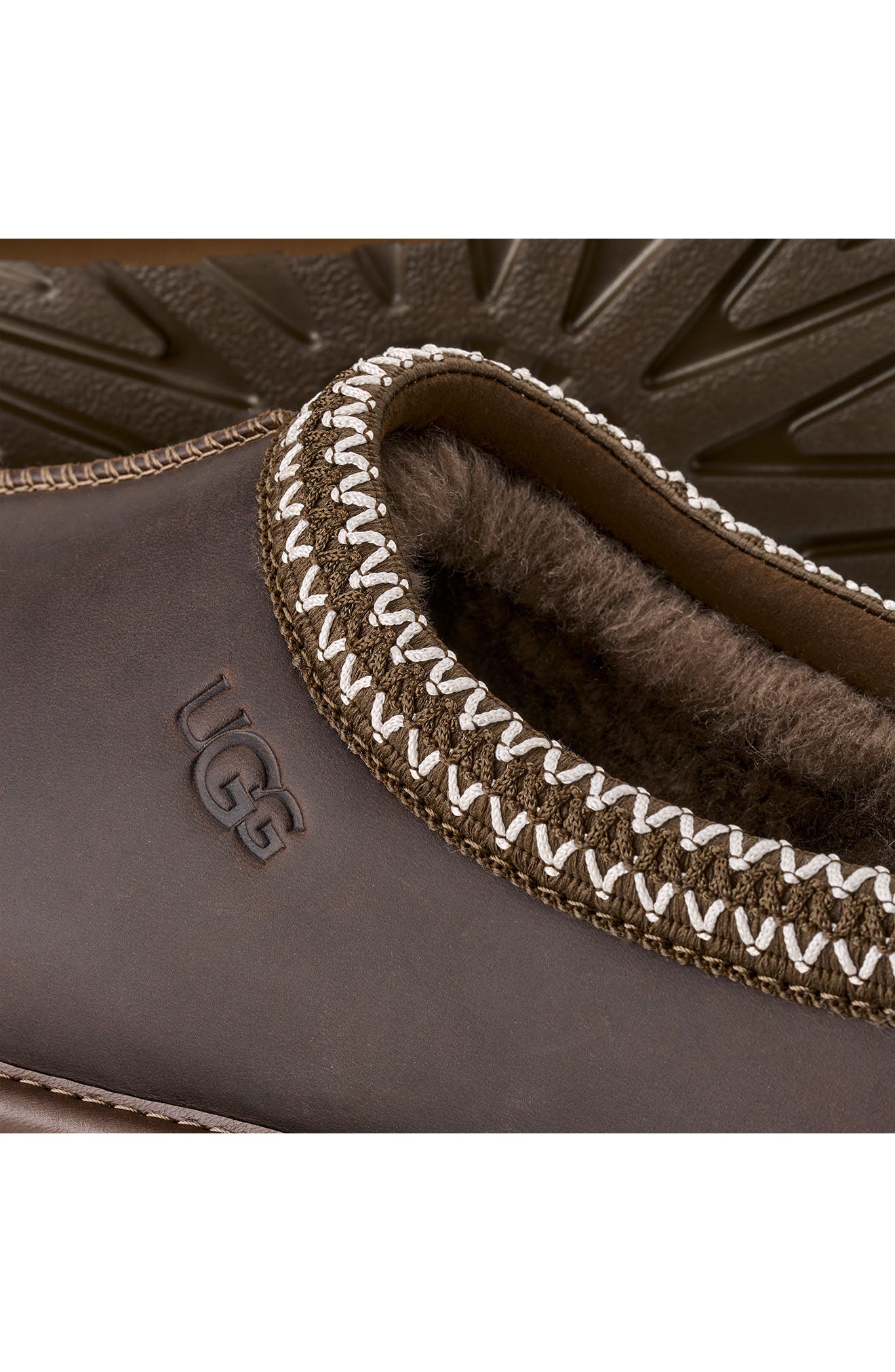 UGG<sup>®</sup> Tasman Era Slipper, Alternate, color, Dark Toffee