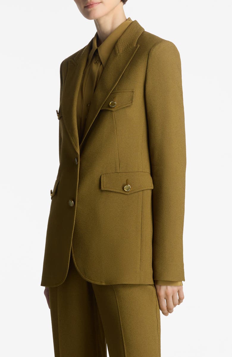 St. John Collection Textured Crepe Blazer, Alternate, color, 