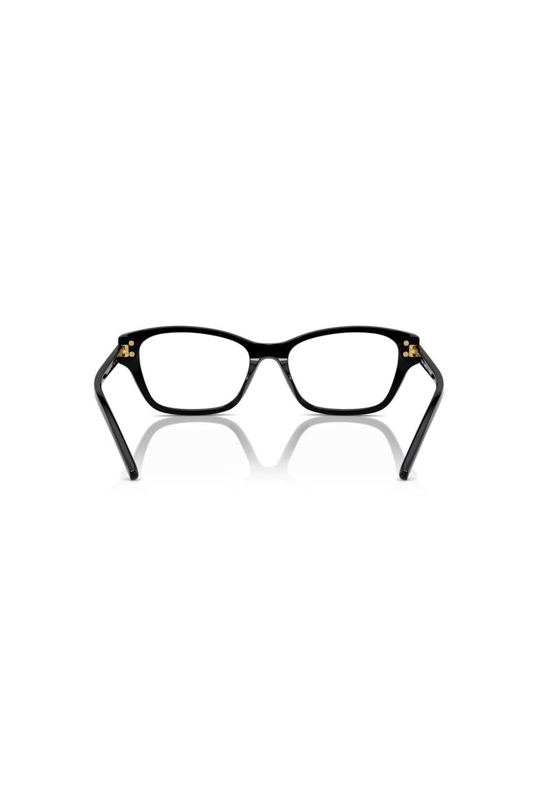 52mm Rectangle optical glasses, Alternate, color, Black