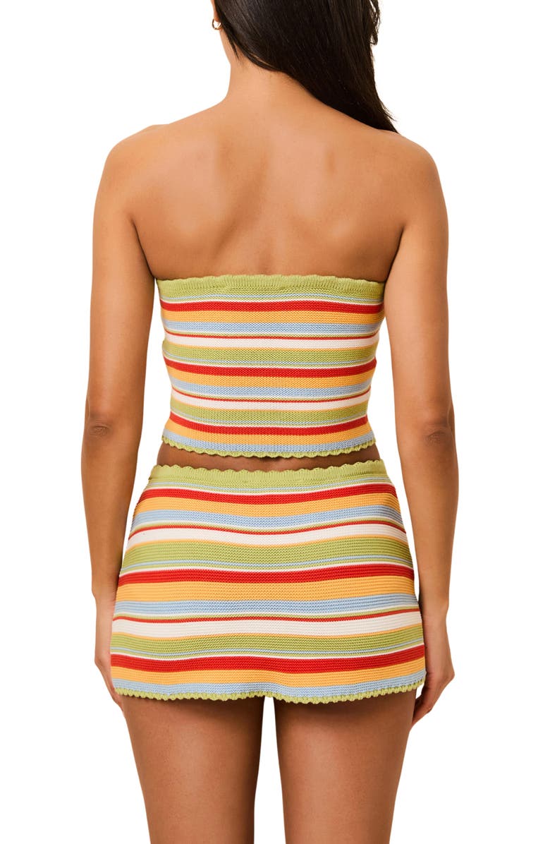 Solid & Striped The Celeste Stripe Knit Skort, Alternate, color, St. Barths Stripe