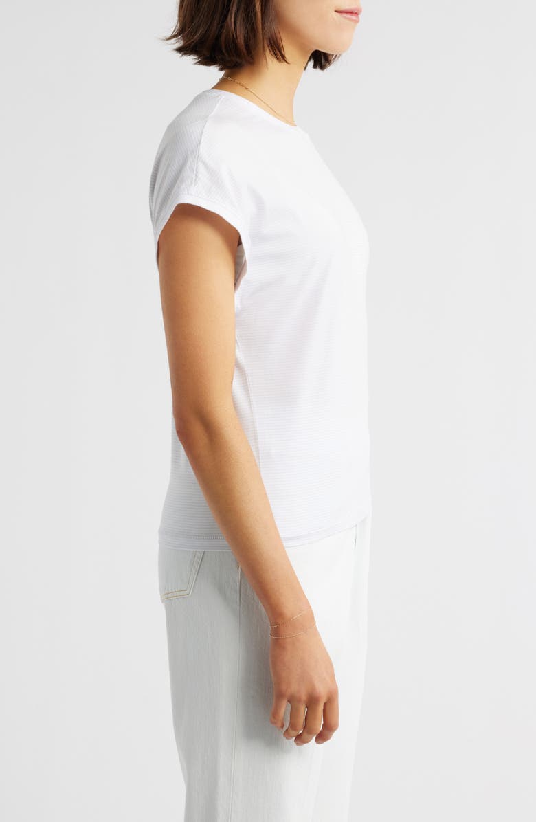 FRAME Stripe Supima<sup>®</sup> Cotton Muscle T-Shirt, Alternate, color, Powder Blue Multi