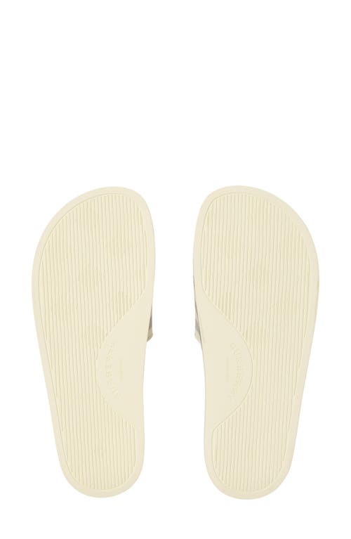 Burberry Furley Check Slide Sandal In Nude