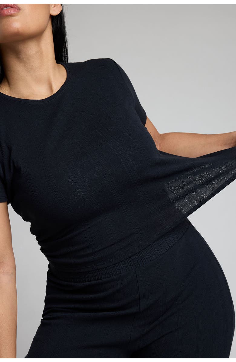 Negative Underwear Pointelle Baby Tee, Alternate, color,