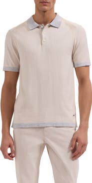 Bugatchi Cotton Blend Polo Sweater