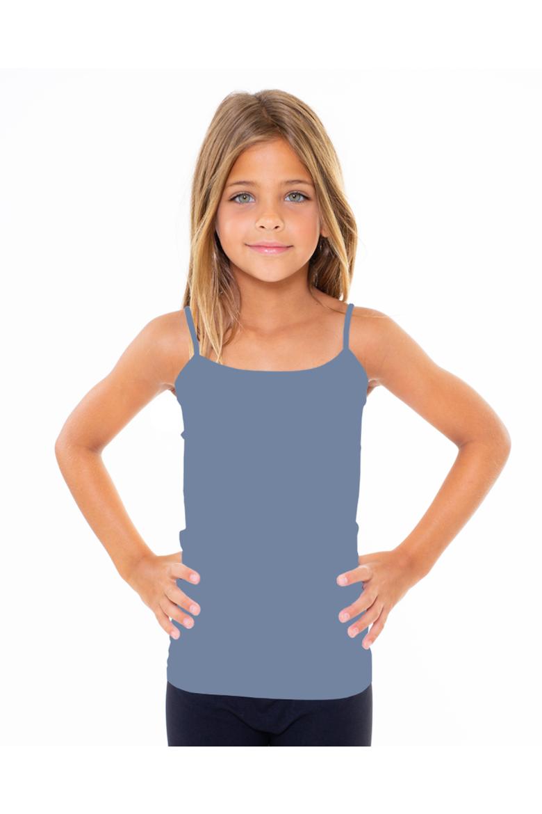 Solid cami - Big Kid, Alternate, color, Denim Blue