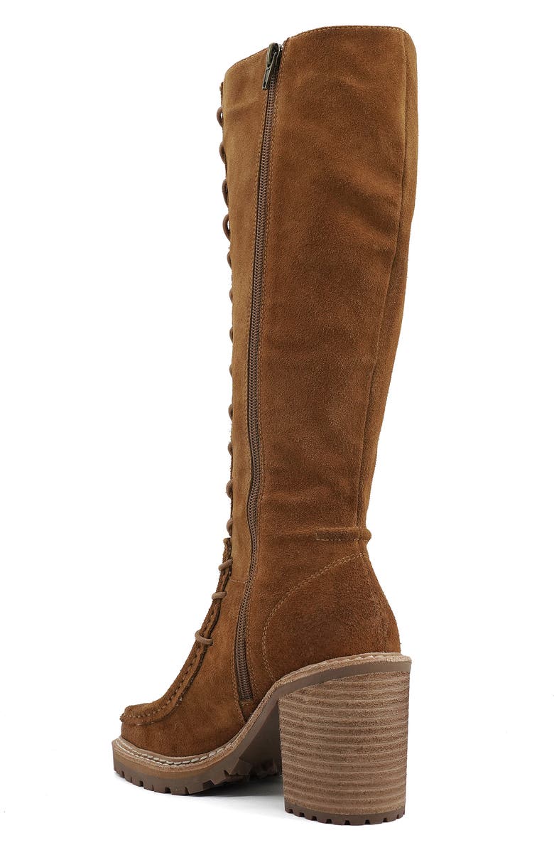 Artisan Crafted By Zigi Adeline Knee High Boot, Alternate, color, Tan Suede