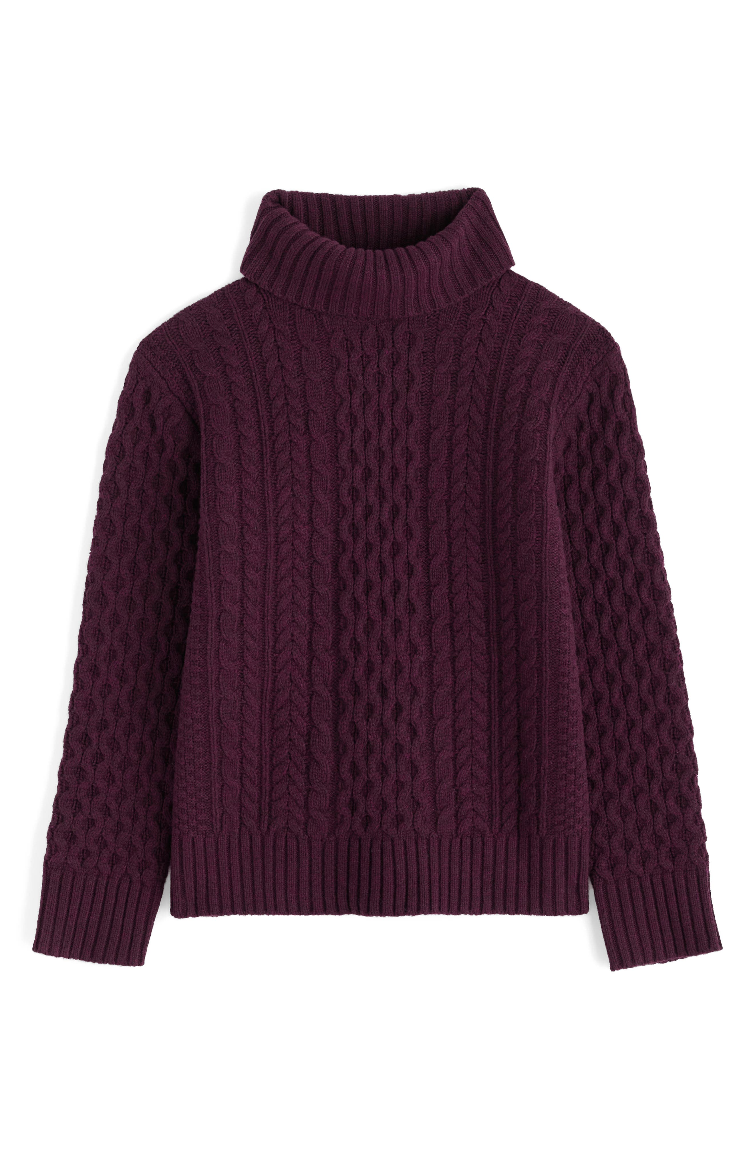 selected KNIT MELANGE DARK HELLEBORE