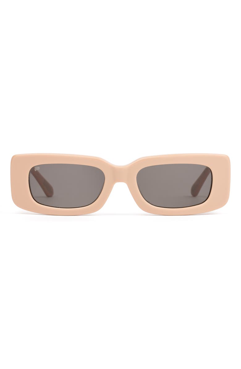 Sito Shades Reaching Dawn 55mm Rectangular Sunglasses, Main, color, Beige