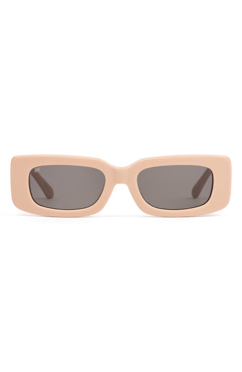 Reaching Dawn 55mm Rectangular Sunglasses
