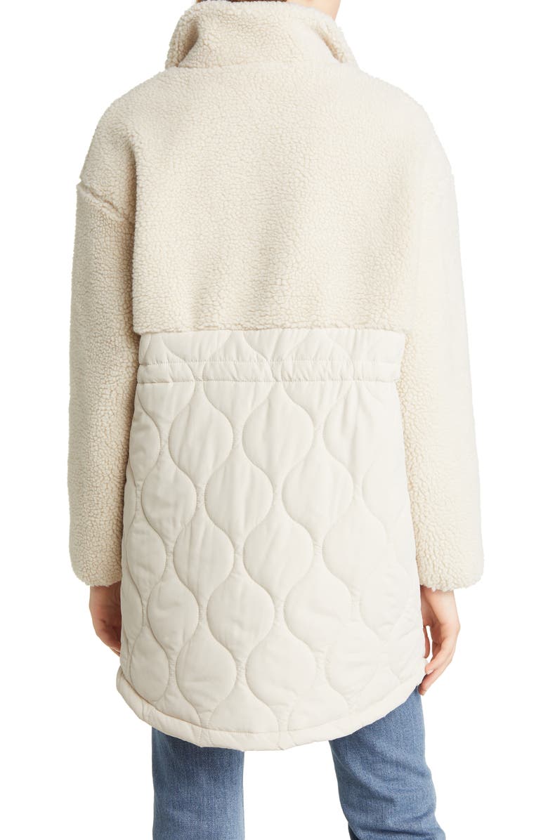 VERO MODA Reese Alison Fleece Coat, Alternate, color, 