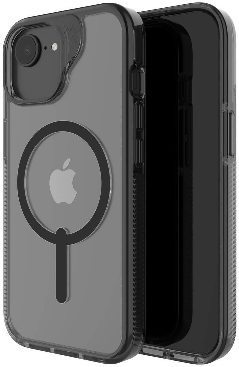 ZAGG Santa Cruz Snap MagSafe Case for Apple iPhone 16e / iPhone 15 / iPhone 14 / iPhone 13, Main, color, Black